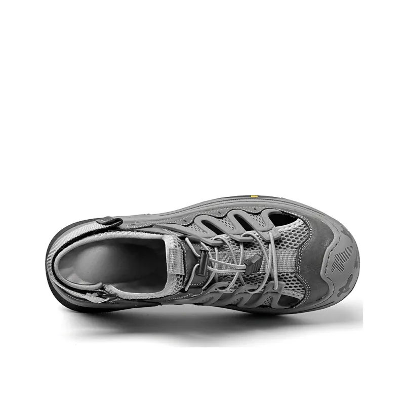 TELENT Breathable Cushioning River Trekking Shoes Men's Gray-2