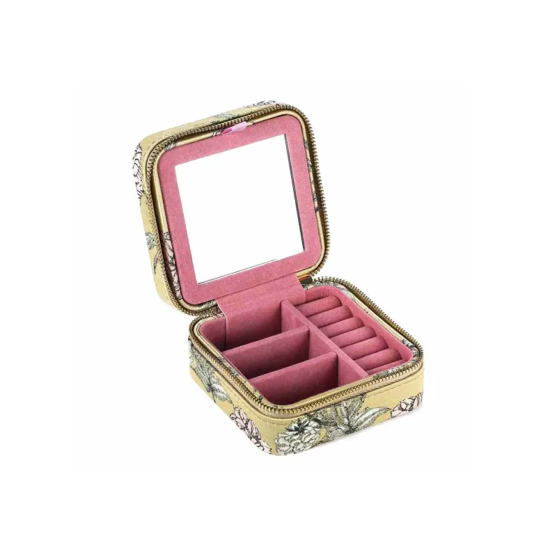 OOAK Lifestyle Series Jacquard Fabric Jewelry Boxes Women's-5