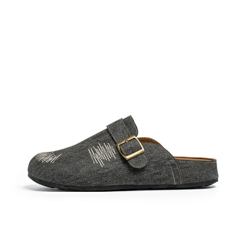 ROBINHOOD Odor Resistant Abrasion Resistant Slip Resistant Antibacterial Closed Toe Slippers Men's-1