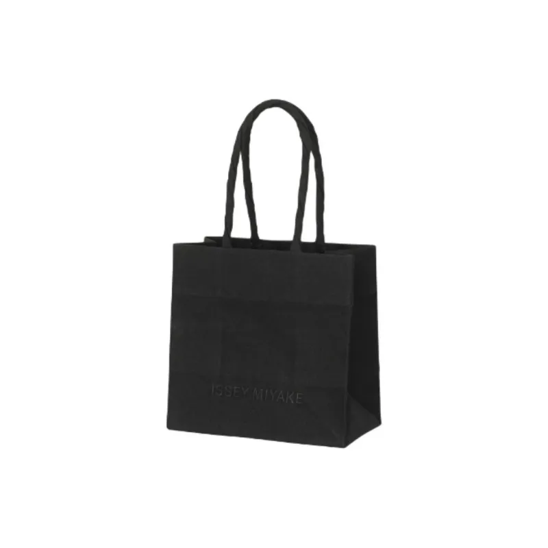ISSEY MIYAKE Japanese Washi Fabric Shoulder Bag, Crossbody Bag, Handbag Mini Women's Black-0