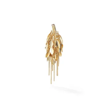 OOAK Golden Moments Clip On Earrings Women's