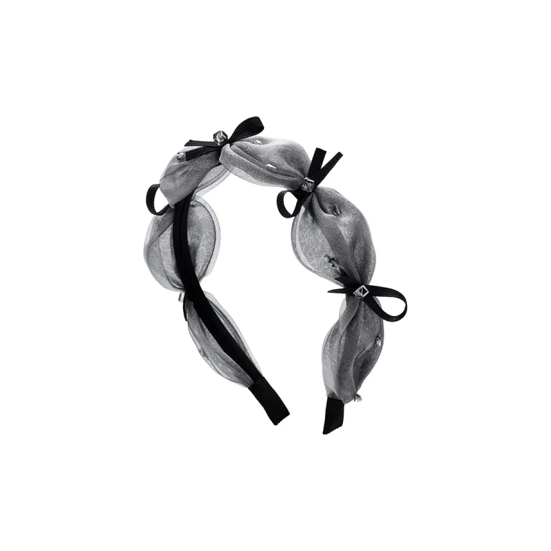 ROYALSASA Silk Chiffon Headbands Women's-0