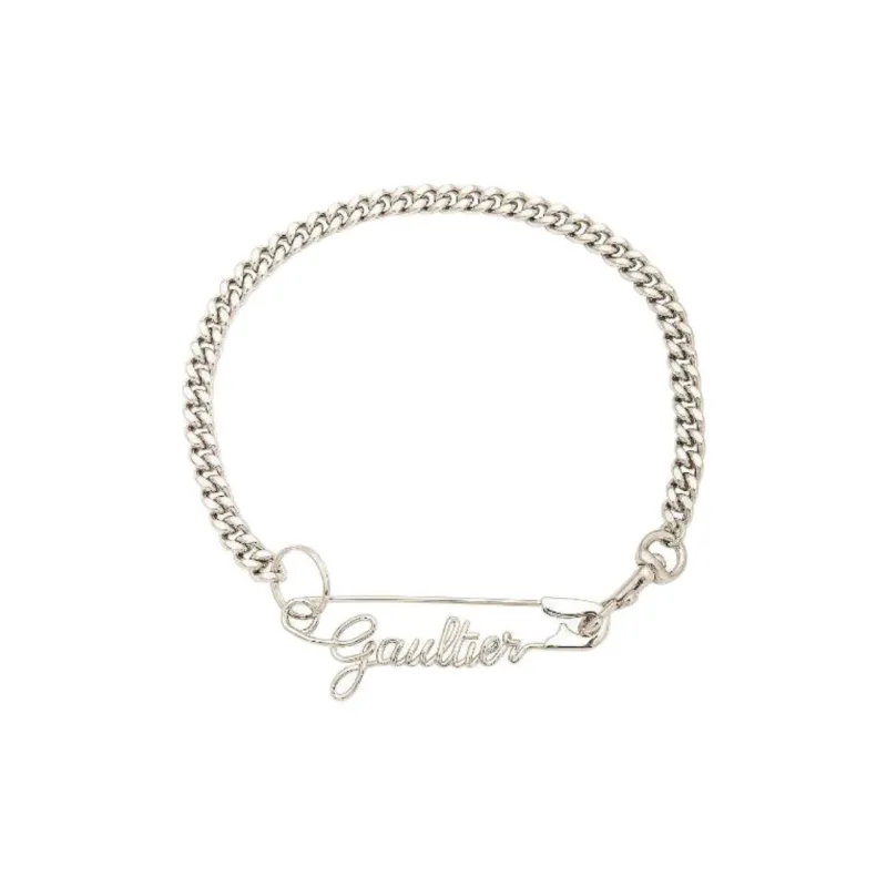 Jean Paul Gaultier Brass Necklaces Women's Silver-1