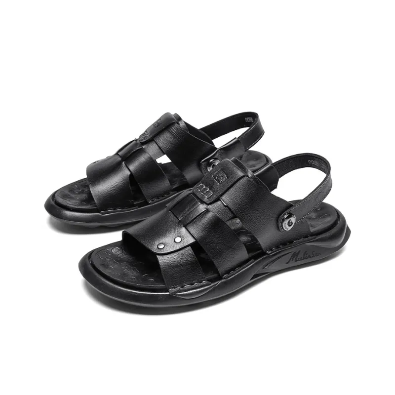 Mulinsen Beach Sandals Men's Black-2