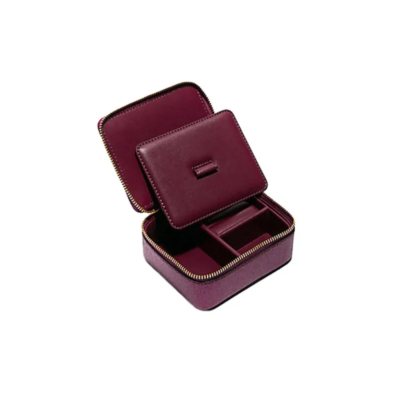COACH Jewelry Box Travel Storage Bag Purple-1