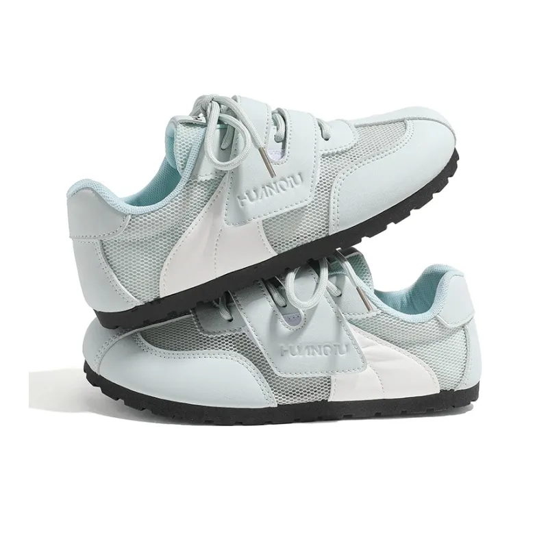 HUANQIU Lightweight Breathable Height Increasing Low Top Skateboard Shoes Women's-3