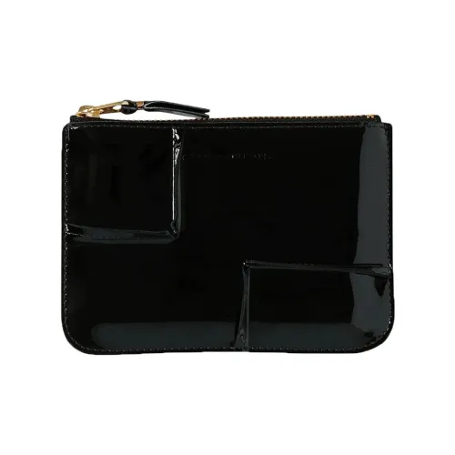 CDG Cow Leather Wallet Men's Black