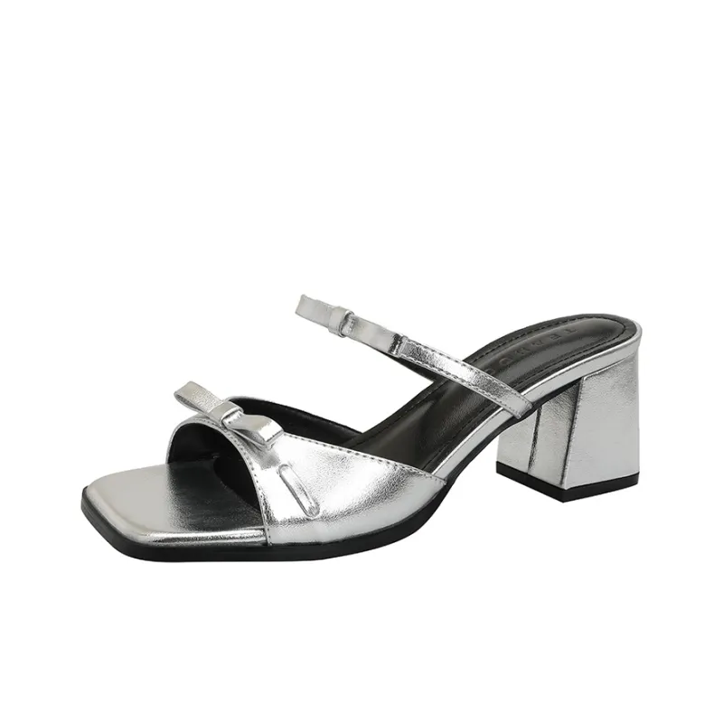 TATAYA Rubber Sole Abrasion Resistant Slide Slippers Women's-0