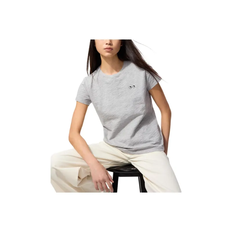 Anya Hindmarch X UNIQLO T Shirts Women's 03 Gray-0