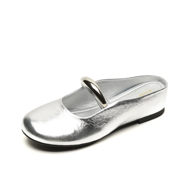 GOSO Rubber Sole Slip Resistant Closed Toe Slippers Women's-5