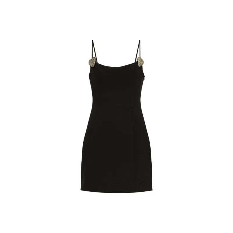 Blumarine Crystal Embellished Mini Dress-0