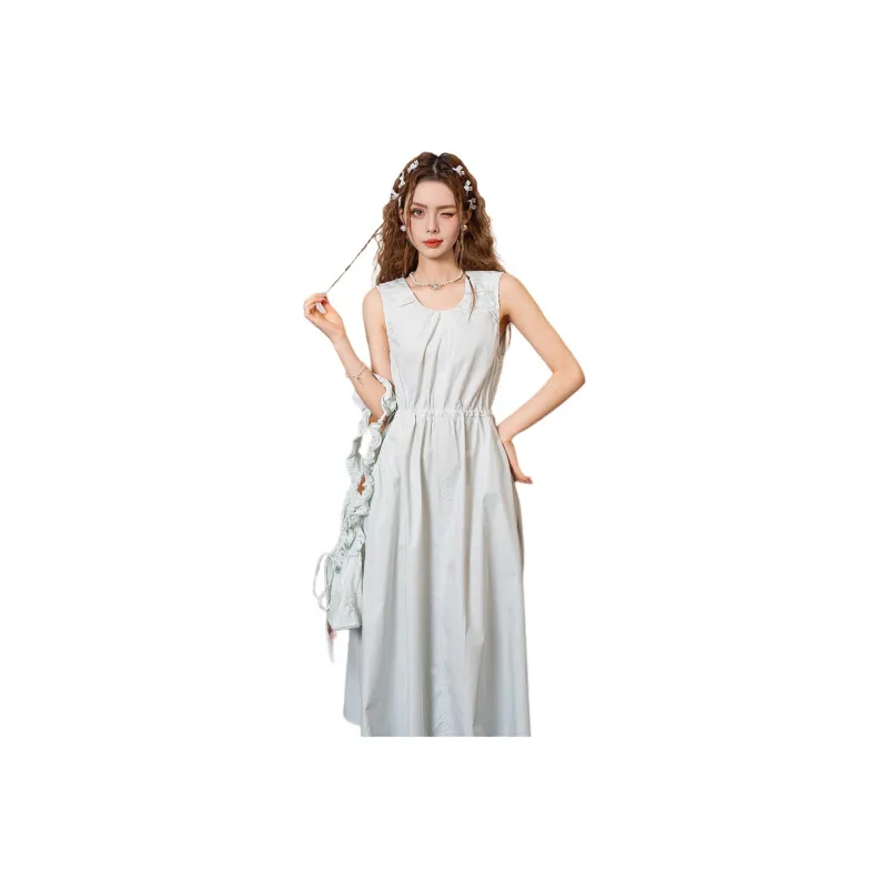 FAWENXIANGZI Summer Slip Dress Women's-8
