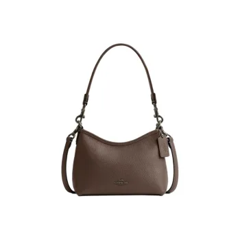 COACH LAUREL Cow Leather Crossbody Bag, Shoulder Bag Trumpets Women's Brown