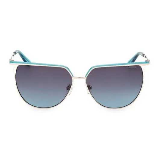 GUESS Metal Cat Eye Sunglasses Unisex Gold-1
