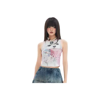 LALABOBO Tank Tops Women's Pink