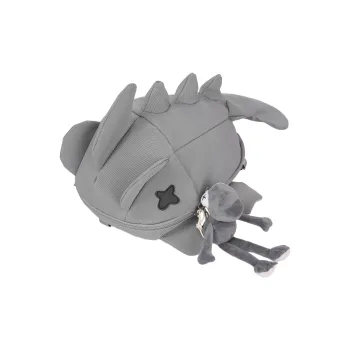 LUVISTRUE Nylon Backpack Unisex White/Gray/Black