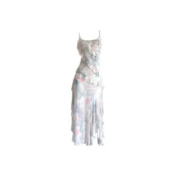 SISC Slip Dresses Women's Pink/Blue