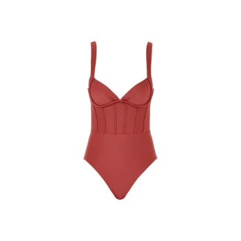 Zimmermann Acacia Corset 1PC Swimsuit