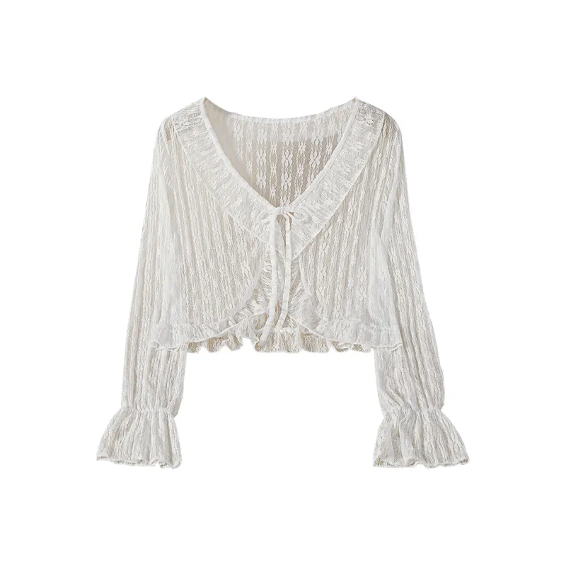 TOUCH Cropped Coats Women's White-0