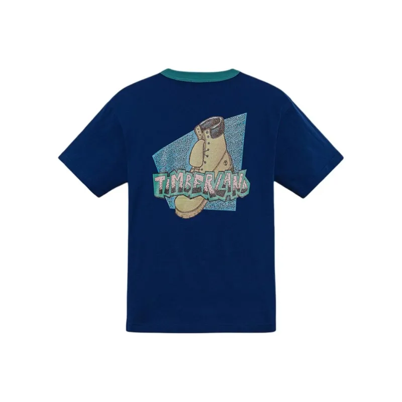 Timberland T Shirts Unisex Blue-1