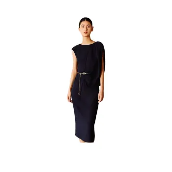 Yiner Sleeveless Dresses Women's Black