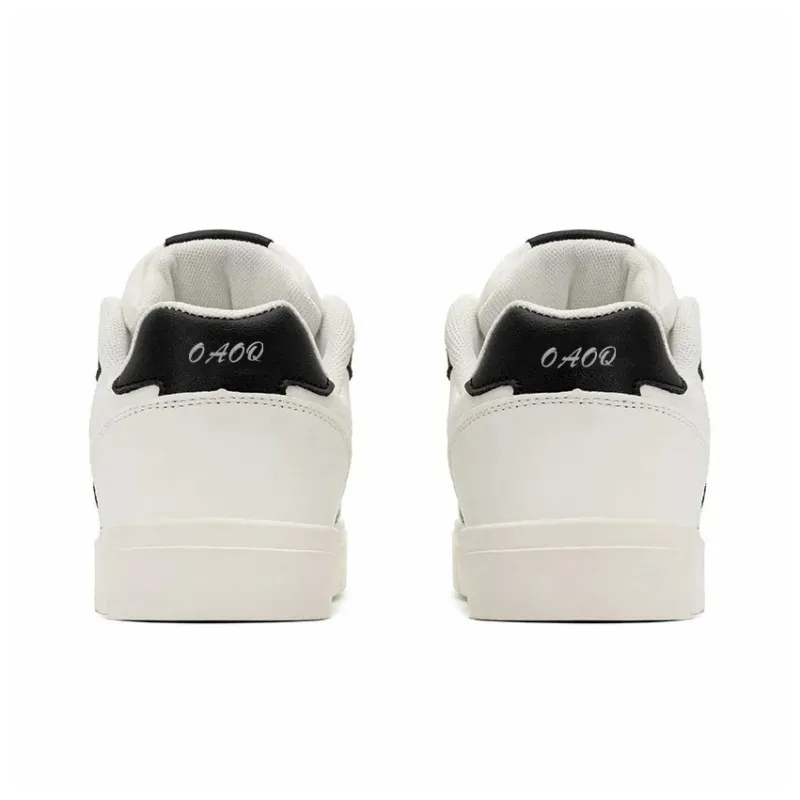 OAOQ Slip Resistant Cushioning Abrasion Resistant Lightweight Breathable Low Top Skateboard Shoes Unisex-27