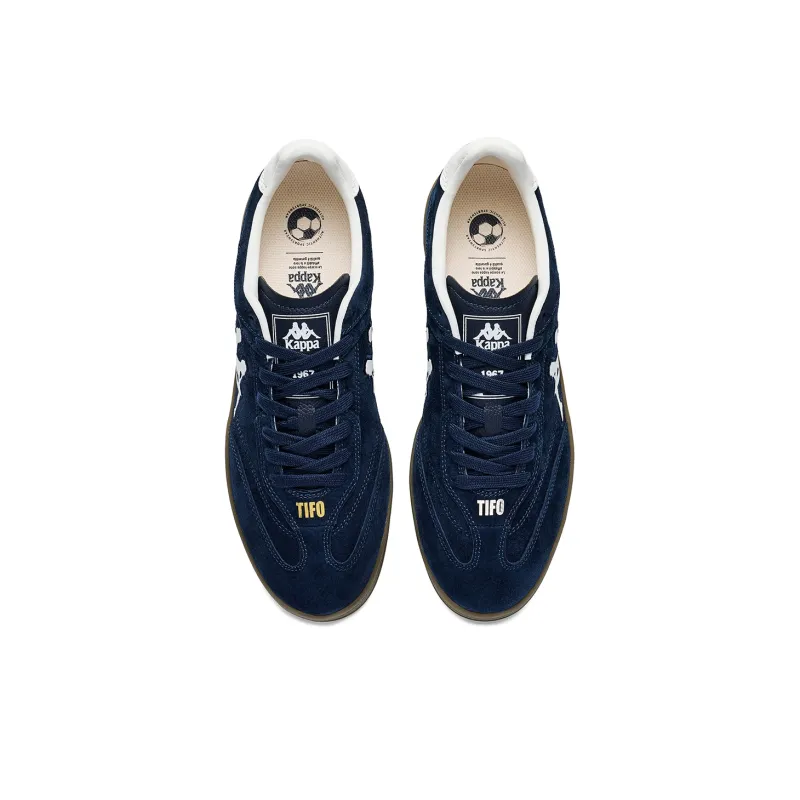 Kappa Tifo Back to Back Anti Slip Wear Resistant Low Top Skateboard Shoes Unisex Midnight Blue-15