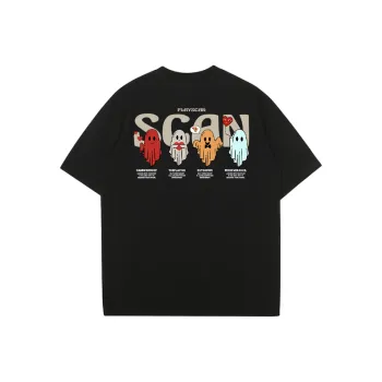 PLAY SCAN Drop Shoulder Sleeve T Shirt Women's