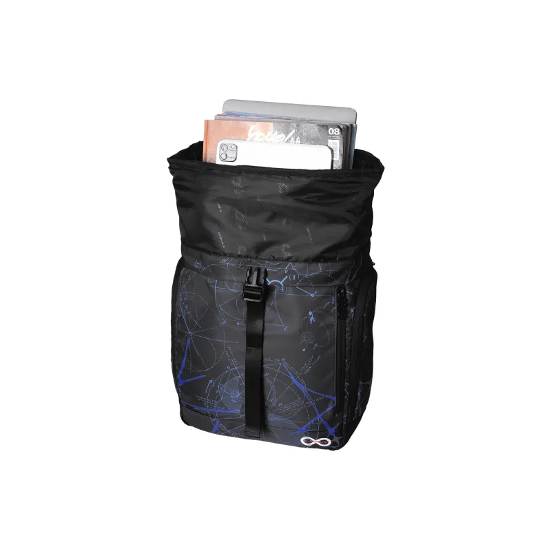 8atheist Polyester Backpack Unisex Black-3