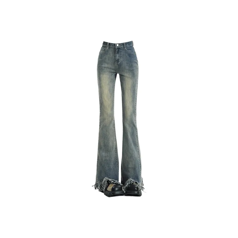 Ordifen YL Denim Bootcut Pants Women's-0