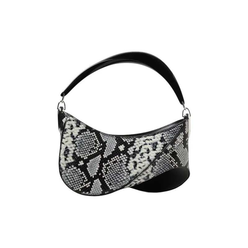 Mugler Python Print Shoulder Bag Women's Multicolor-0