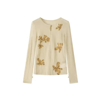 SHUXI Knitwear Women's Honey Tuo Yellow
