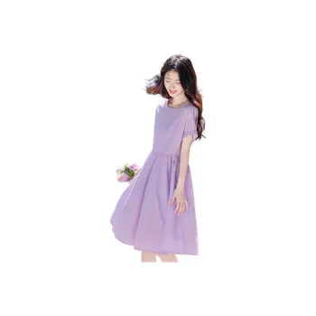 Still Quiet Summer Short Sleeved Dress Regular Women's