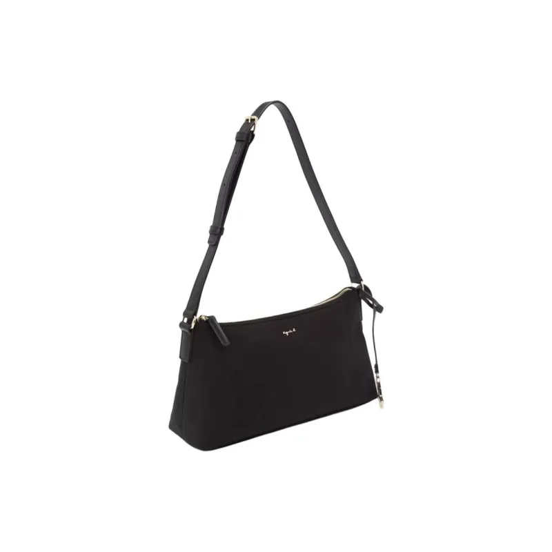 Agnès B. Logo Plaque Zip fastening Cross Body Bag-1