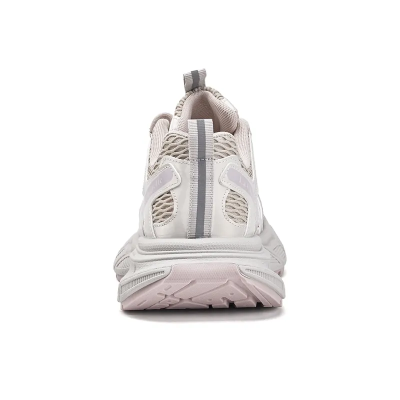 La Chapelle Chunky Sneakers Women's Low Top Light Pink-4