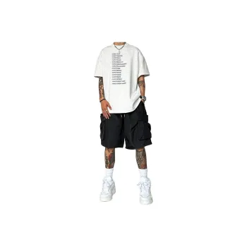 SOCKKEY Cargo Shorts Unisex Black