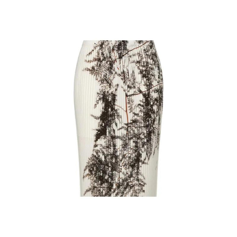 ISSEY MIYAKE Casual Long Skirt Women's White-1
