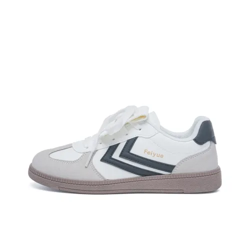 Dafu Leaps Forward Anti Slip Wear Resistant Low Top Skateboard Shoes Women's White Black