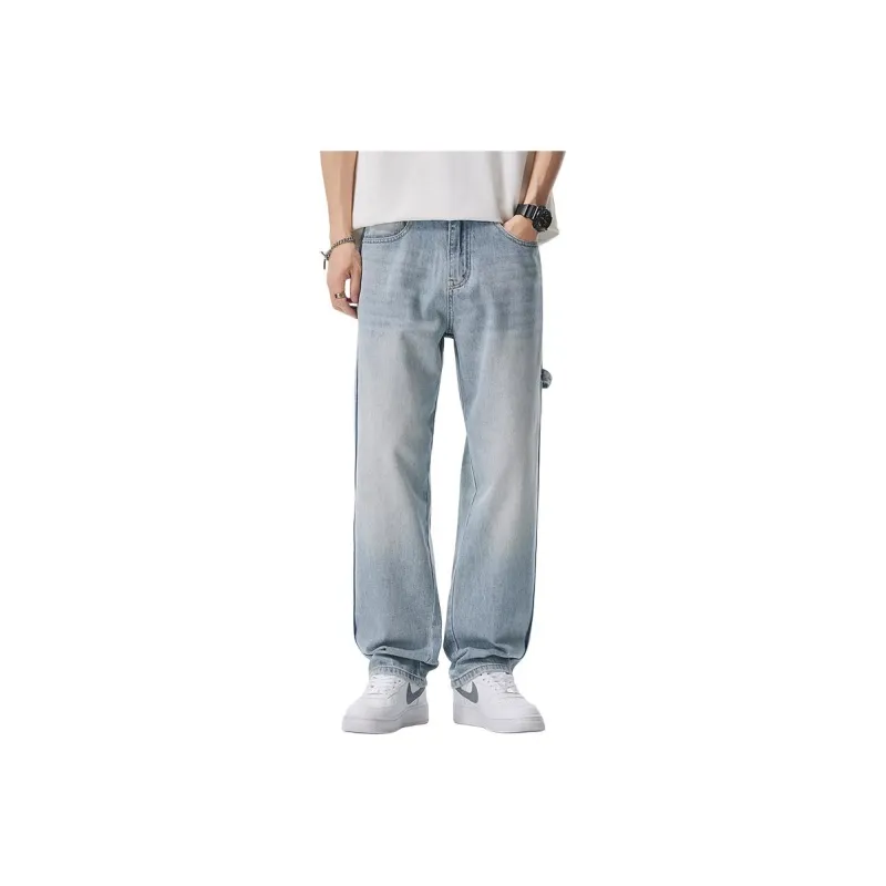 FAIRWHALE Jeans Unisex Light Blue-0