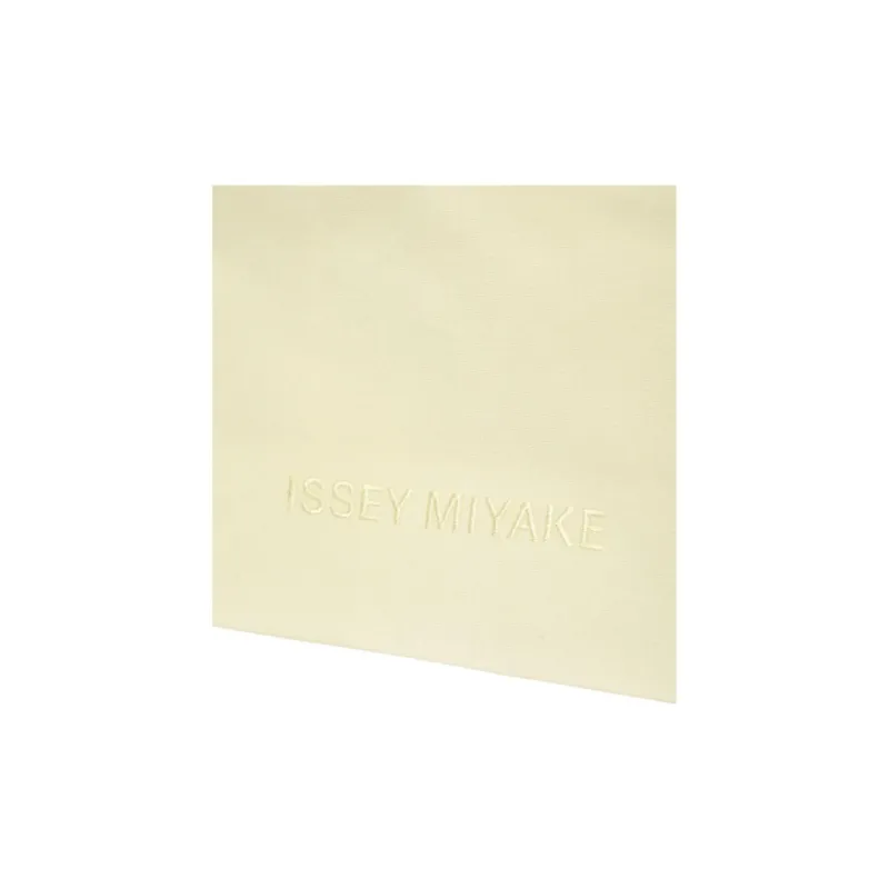 ISSEY MIYAKE Japanese Washi Fabric Shoulder Bag, Crossbody Bag, Handbag Mini Women's Yellow-4