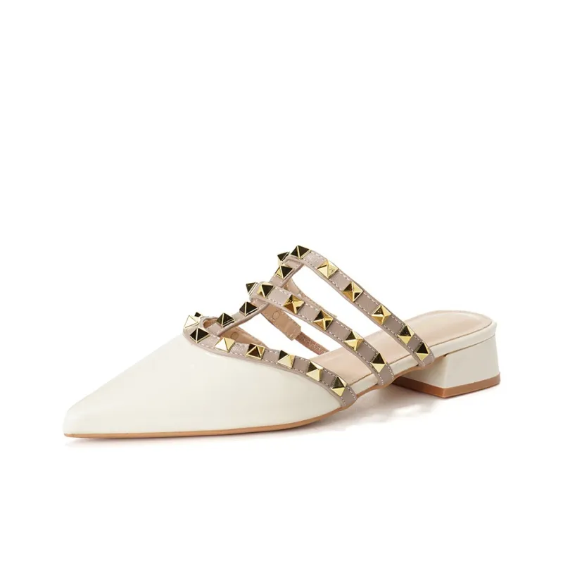 GOSO Rubber Sole Closed Toe Slippers Women's-10