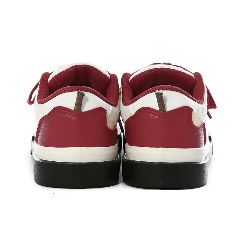 The New Age Family Low Top Skateboard Shoes Women's White Red-3