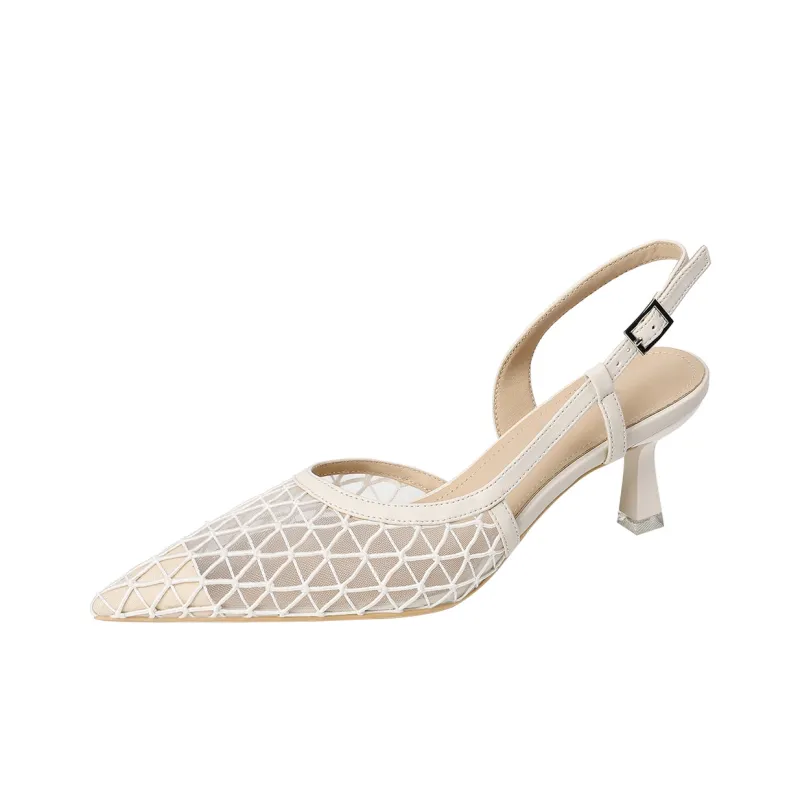 Beijiani Slim Heel High Heels 6.5CM Women's-0
