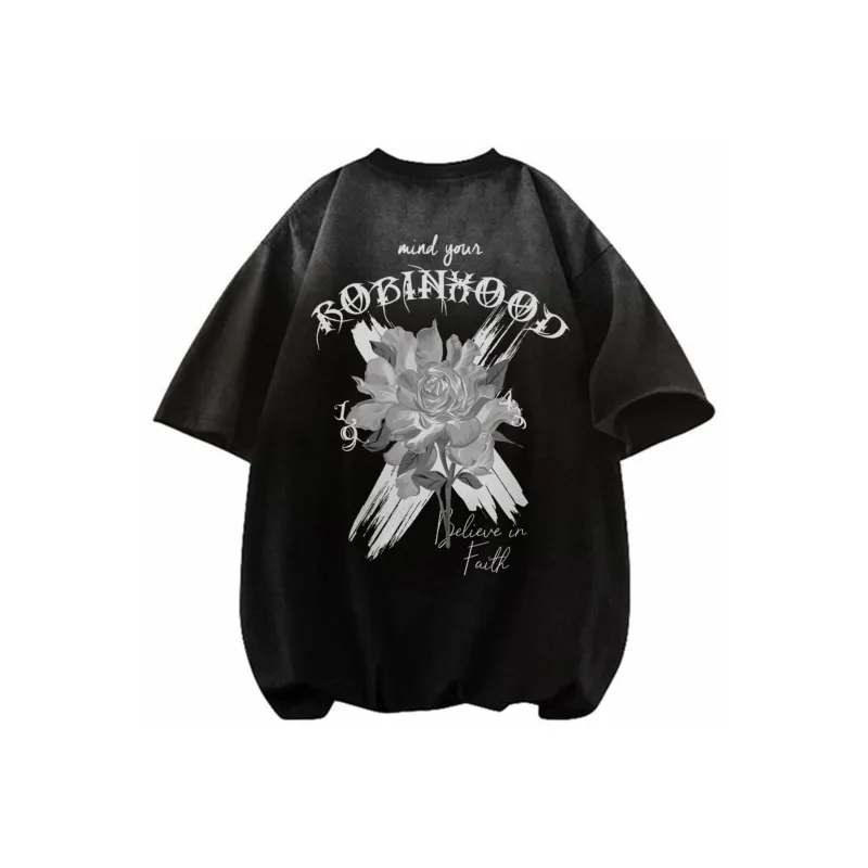 ROBINHOOD T Shirts Unisex Black-0