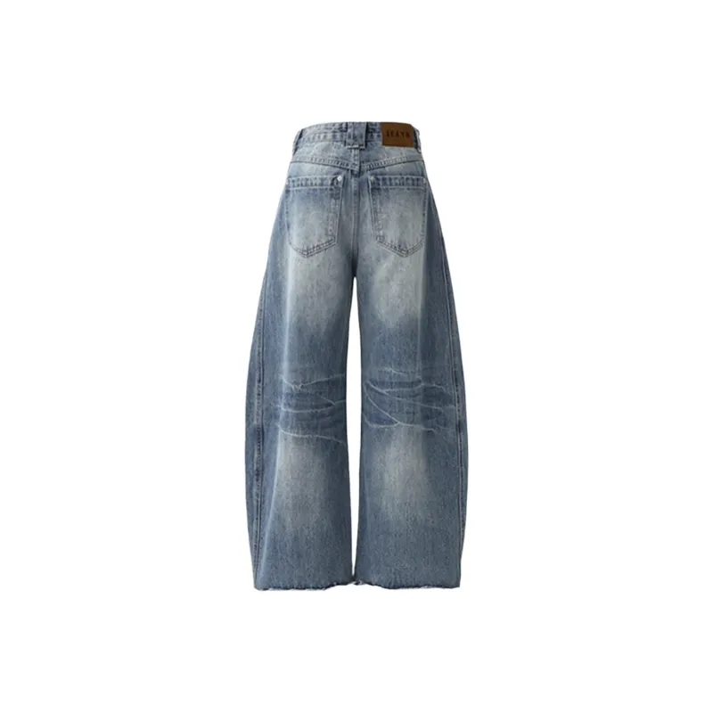KULAIYA Jeans Women's Vintage Blue-1