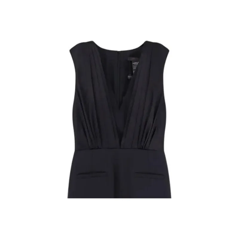 MaxMara V Neck Sleeveless Dress-2