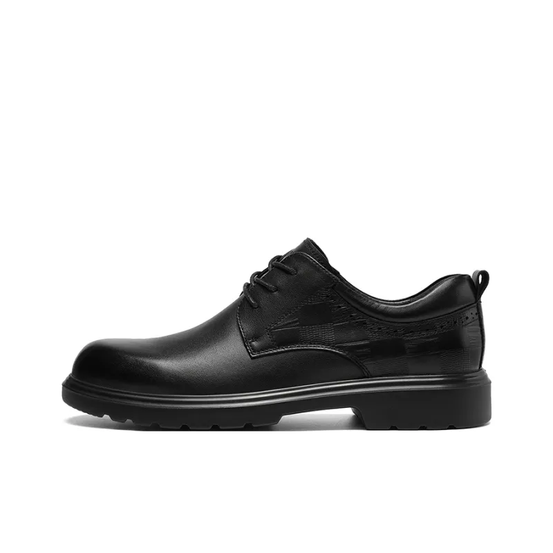HLA Men's Casual Shoes Men Low Top Black-0