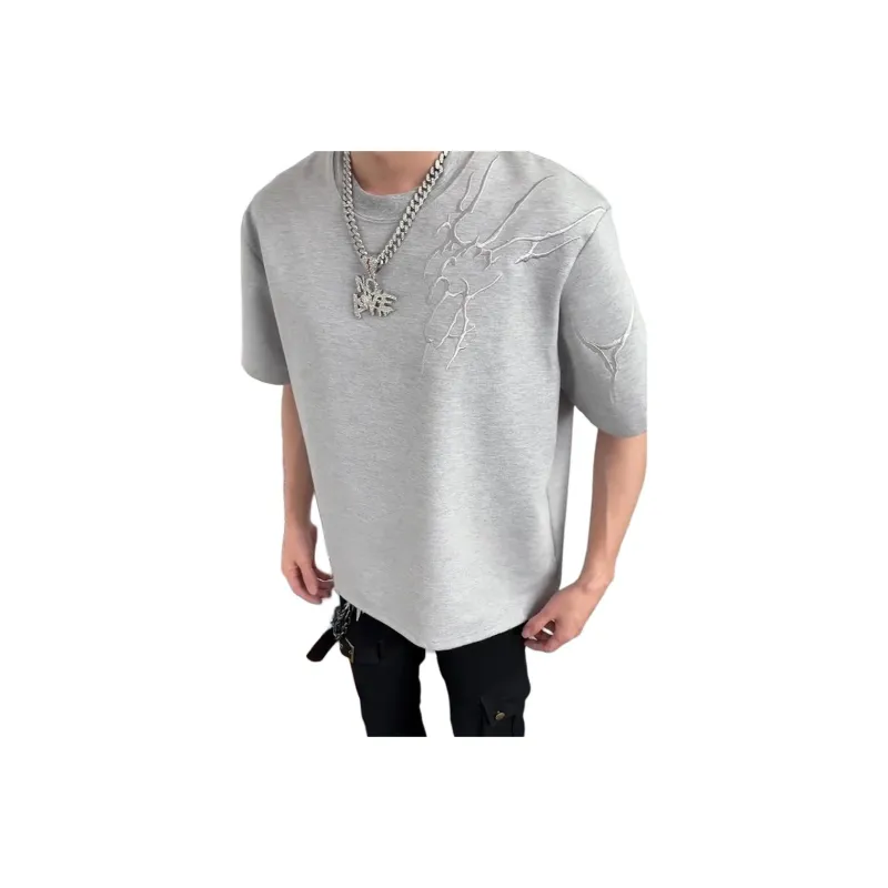 DUATOGE T Shirts Men Gray -0