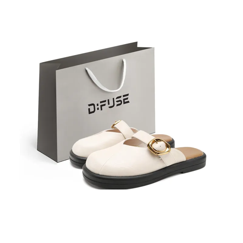 D FUSE SCANDINAVIA Quiet Abrasion Resistant Closed Toe Slippers Women's-6