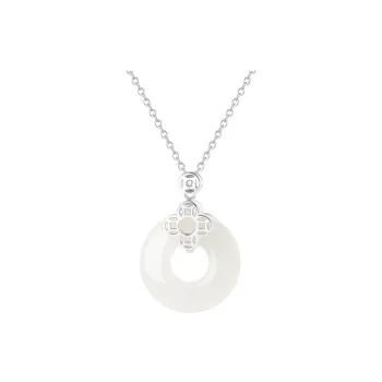 Strange Snow Natural Chalcedony Necklaces Women's
